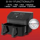 Instant™ Vortex® Plus Dual Black 8-quart Air Fryer with ClearCook
